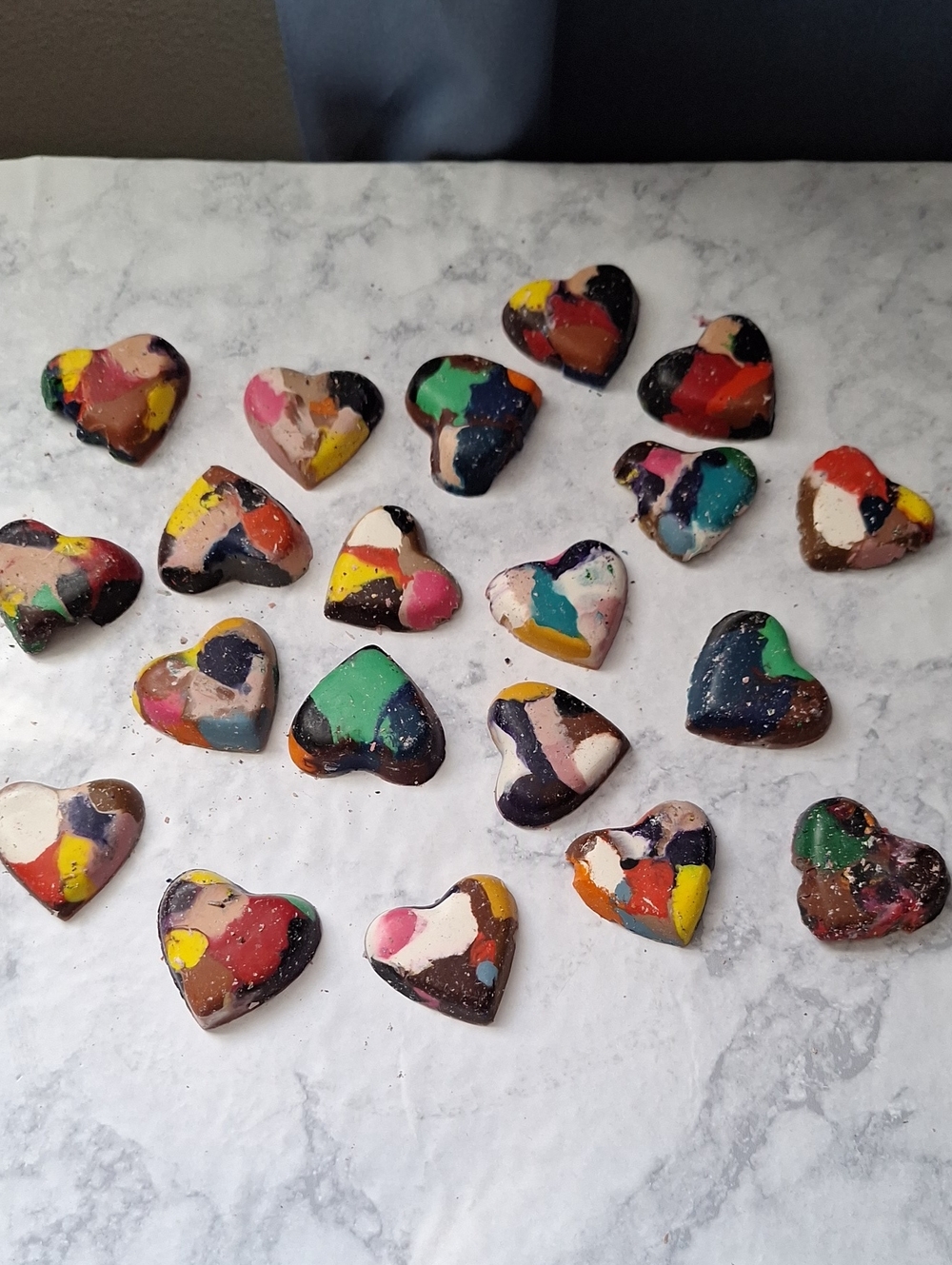 Crayola Multi-Color Heart Shaped Crayon Pieces